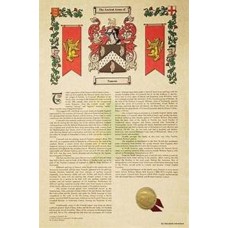 Coat of arms scroll 